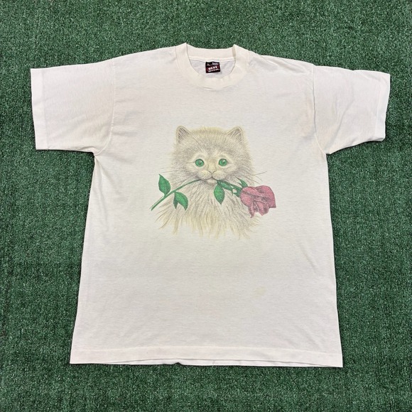 Fruit of the Loom Other - Vintage 90s Kitten Graphic‎ T-shirt